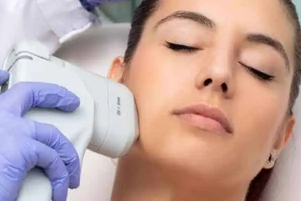 HIFU - Breakthrough in Anti - ageing 1 Image of woman having HIFU Romford treatment